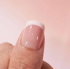 Frenchie Square – Leewa Beauty French Manicure, Nail File, Glue On Nails, Gel Nails, Beauty Hacks, Manicure, Square