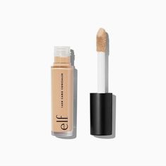 Our Shade Match Guarantee - Love Yo’ E.L.F.! We Want You To Be 100% Happy With The Shade You Chose. Nothing To See Herethis Full-Coverage Liquid Concealer Covers Up Imperfections And Under-Eye Circles While Giving Your Skin A Moisturizing Boost. The Lightweight, Highly Pigmented Formula Corrects And Perfects Without Settling Into Creases For A Smooth, Matte Finish That Stays Put For 16 Hours Straight. Brand New Shade Tan Natural Best Drugstore Concealer, Drugstore Concealer, Bottle Images, Concealer Shades, How To Apply Concealer, Full Coverage Concealer, Liquid Concealer, Neutral Undertones, Eye Concealer