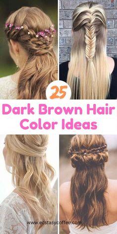 Enhance your look with these stunning dark brown hair color ideas! From rich, chocolate hues to deep espresso shades, these colors will give your hair depth, shine, and elegance. 🍫✨ #DarkBrownHair #HairColorInspo #RichHairColors #BrownHairGoals #HairTransformation