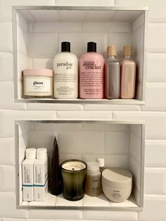 Rangement Makeup, Girly Bathroom, Shower Skin Care, Shower Routine, Dream Apartment, Dream Bathroom, Room Inspiration Bedroom, House 2, Bedroom Inspo