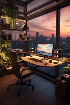 office interiors modern design house design home interior design work from home office setup work from home office office desk decor wfh office ideas Writer's Office, Office With A View, Black Office, Office Table Design, Dream Book, Office Room, Room Setup, Home Decor Trends, Home Decor Items