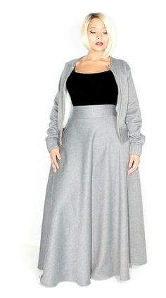 Sexy plus sweats Sweatshirt Skirts, Plus Size Sweatshirt, Houndstooth Dress, Womens Maxi Skirts, Plus Size Maxi, Skirt Women, Women Plus Size, Plus Size Skirts