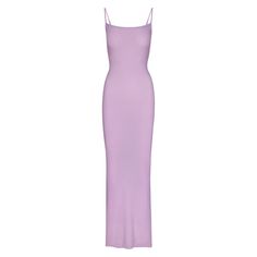 SOFT LOUNGE LONG SLIP DRESS | SUGAR PLUM Soft Lounge Long Slip Dress, Dress Lilac, Long Slip Dress, Long Slip, Soft Dress, Form Fitting Dress, Silk Slip Dress, Straight Neckline, Mini Slip Dress