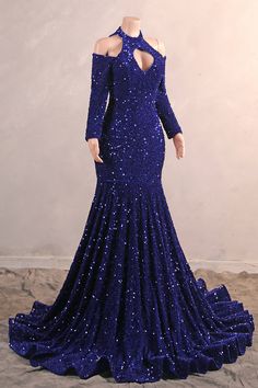 लंबी आस्तीन रॉयल ब्लू प्रोम कपड़े सेक्विन मरमेड लंबी पोशाक Prom Dresses Sequin, Gowns Dresses Evening, Mermaid Long Dress, Royal Blue Prom, Blue Prom Dresses, Dresses Sequin, Royal Blue Prom Dresses, Prom Dresses Gowns, Long Prom Gowns