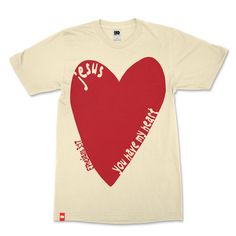 Declare your unwavering love for Jesus with this Christian tee! This unisex shirt reminds you that Jesus has your heart. Keep your faith close to your heart (literally) with this playful and quirky tee. That Christ may dwell in your hearts through faith. - Ephesians 3:17 #BE BOLD #WEAR YOUR FAITH Ephesians 3 17, Christian T Shirt, Christian Tees, Christian Clothing, Tee Shop, Unisex Shirt, Soft Pink, My Heart, Jesus