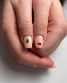 Bleached Eyebrows, Xmas Nails, Christmas Nail, Nails Inspo, Dec 7, Winter House, Mani Pedi, Little Houses, Holiday Nails