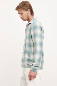 A classic choice for a timeless wardrobe. Crafted from plaid cotton flannel, this shirt features a button-up design with a single patch pocket on the chest. A versatile and well-crafted essential for any casual or smart-casual occasion. 100% Cotton Machine Wash Cold Tumble Dry Low Velvet Tees, Timeless Wardrobe, Belted Jacket, Mint Velvet, Solid & Striped, Mens Tee Shirts, Paige Denim, Knit Pants, Women Clothing Boutique