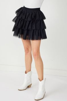 Dance With Me Skirt • Black This tulle skirt will be great for any occasion, dress it up with some heels or spice it up with some ShuShop sneakers. Skirt Features: - Tulle High Waisted Mini Skirt - Elastic Waistband - Lined - Non Sheer -Lightweight Shushop Sneakers, High Waisted Mini Skirt, Dance With Me, Spice It Up, Be Great, Upcoming Events, Skirt Black, Spice Things Up, Tulle Skirt