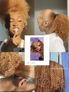 Click the Link to get your bottle of "Dark and Lovely's Fade Resist #378 COLOR 'Honey Blond' 🐝🤍 Adore Hair Dye, Honey Blond, Conditioning Hair, Mixed Curly Hair, Dyed Blonde Hair