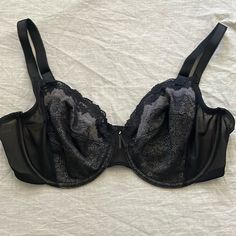 Wacoal Beautiful Lace Non Molded Underwire Bra. Black With A Dark Gray Undertone, Inside Has A Tan Mesh. Size 38dd. Never Worn, Brand New Condition! No Stains, Rips Or Snags. Elegant Fitted Gray Bra, Black Full Cup Bra Partially Lined, Elegant Gray Underwire Bra, Wacoal Black Bra, Nylon Swimwear With Built-in Underwire Bra, Black Nylon Swimwear With Built-in Bra, Black Underwire Bra-friendly Swimwear, Cheap Sleepwear With Built-in Underwire Bra, Bra Brands