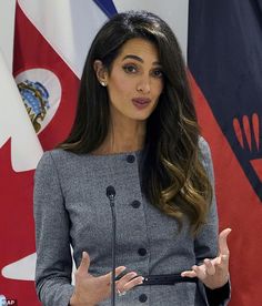 Amal Clooney United Nations, British Elegance, Working Girls, New York Lawyer, Amal Clooney Suit, Politician Women Outfits, United Nations Outfit, Female Politician, Women Working Together