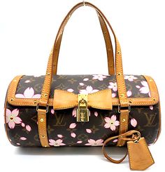 Auth LOUIS VUITTON Monogram Cherry Blossom Murakami Papillon M92009  NS090598  | eBay Louis Vuitton Murakami, Louis Vuitton Papillon, Takashi Murakami, Hand Bag, Monogram Canvas, Louis Vuitton Monogram, Cherry Blossom, Brown Leather, Blossom