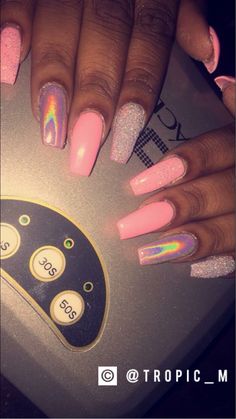 Types Of Nails, Short Acrylic Nails