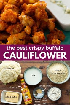 the best crispy buffalo cauliflower recipe