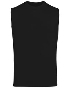 Adult Hyperform Compress Sleeveless Shirt - BLACK - M | Augusta Sportswear Athletic Adult Hyperform Compress Sleeveless Shirt in Black Size Medium | Spandex Seamless Stretch Sleeveless Activewear, Sporty Sleeveless Elastane Activewear, Seamless Sleeveless Stretch Activewear, Sporty Sleeveless Activewear, High Stretch Sleeveless Vest Tank Top, Sleeveless Seamless Stretch Activewear, Casual Sleeveless Elastane Activewear, High Stretch Sleeveless Elastane Activewear, Stretch Sleeveless Muscle Tee For Workout