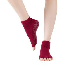 Toe Women Anti Slip Finger-separated Yoga Socks Sport Ballet Dance Socks Feature: Quantity: 1Pair Size: one code (35-39) Material:Cotton Great gift to your friends or yourself It's soft and easy cleaning Prefect for daily use and easy to take off or wear Unique design, make you feel comfortable This product is deodorant, breathable, and of sweat absorption. Product category: Five Toes Socks Applicable seasons: winter, spring, summer, autumn Applicable gender: for women Good anti-slip effect, and Non-slip Yoga Socks, Breathable Stretch No-show Socks, Comfortable Flexible Socks For Pilates, Breathable Flexible Sports Socks, Comfortable Footless Yoga Socks, Comfortable Stretch Red Socks, Non-slip Socks For Pilates, Non-slip Fitted Sports Socks, Comfortable Flexible Non-slip Socks