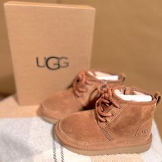 Super Cute, Chestnut Brown, Toddler Ugg Neumel Boots!!Gender Neutral. Worn Maybe Twice. Look Brand New!! No Scuffs, Stains Or Marks. Stored In Original Box In A Smoke Free Home! Toddler Uggs, Ugg Neumel Boots, Cute Uggs, Ugg Neumel, Kids Uggs, Chestnut Brown, Ugg Shoes, Chestnut, Kids Shoes