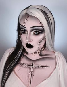 Halloween Fx, Knitted Top Outfit, Creepy Halloween Makeup