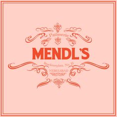 the menu for mendl's