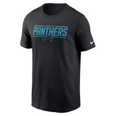 Add an everyday option to your collection of Carolina Panthers apparel with this Muscle T-shirt from Nike. It features noticeable Carolina Panthers graphics printed on comfortable fabric in a main team color. Short sleeve Brand: Nike Screen print graphics Officially licensed Imported Machine wash, tumble dry low Material: 100% Cotton Tagless Collar Crew neck Nike Crew Neck T-shirt For Sports Events, Nike T-shirt With Text Print For Sports, Nike Black Fan Apparel T-shirt, Nike Crew Neck T-shirt With Letter Print, Tri-blend Crew Neck Fan Apparel T-shirt, Nike T-shirt With Text Print And Crew Neck, Nike Crew Neck T-shirt For Fan Merchandise, Nike Letter Print Crew Neck T-shirt, Nike Fan Apparel T-shirt With Screen Print