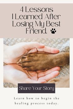 Coping with the loss of a dog? Begin the healing process and make sure to share your story with us too. This is how to be OK again. Losing My Dog, Losing My Best Friend, The Healing Process, Share Your Story