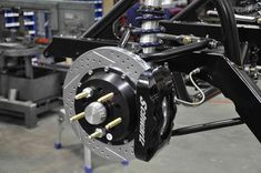 the front brake assembly is shown in this image