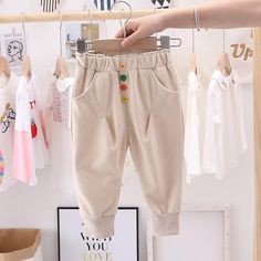 Girls Bottons Casual Pocket Pants Wholesale Clothing For Girls - PrettyKid Playful Bottoms For Playtime In Winter, Sales Girl, Girl Online, Pocket Pants, Affordable Clothes, Toddler Fashion, Wholesale Clothing, Baby Wearing