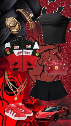 Ferrari Jacket Outfit Women, Car Jacket Outfit, Ferrari Jacket Outfit, F1 Paddock, Car Jacket, Varsity Jacket Outfit, Ferrari Jacket, Ferrari Car