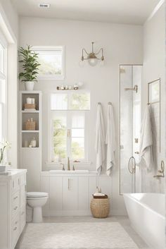 a bathroom with white walls and flooring