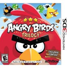 an angry birds game on the nintendo ds