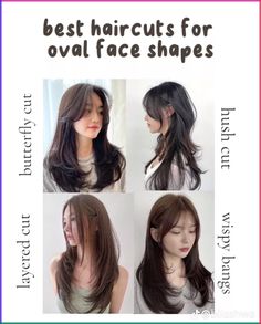 Aevin Dugas on Instagram: \ Haircuts On Oval Face, Hair For Oval Face Shape Long, Oval Shaped Face Aesthetic, Oval U Shaped Layer, Hair Inspiration Oval Face, Oval Long Hair, Hair Color For Oval Face Shape, Haircut For Oval Face Shape Girl, Oval Face Shapes Haircuts