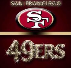 the san francisco logo is shown in gold and red, as well as an image of a