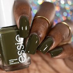 Essie Fall 2023 Nail Polish Collection - Nicole Loves Nails Soft Fall Nail Colors, Fall Polish Colors, Brown Polish Nail, Fall Colors Nails 2024, Fall Colors For Nails Autumn, Dark Olive Nails, Natural Nails Fall Colors, Nail Ideas Fall Simple, Fall Color Nail Polish