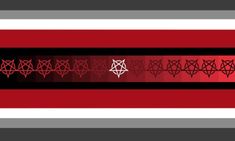 an abstract red and black banner with white lines