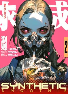 ArtStation - Anime Spectrum 75 Robotics Poster, Gas Mask Drawing, Cyberpunk Female, Body Image Art, Cyberpunk Design, Comic Poster, Bleach Characters, Cyberpunk Aesthetic, Arte Cyberpunk