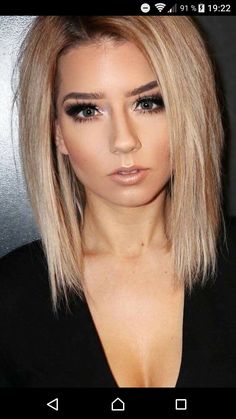 Long Bob Hairstyles With Bangs, Hair Styles For Short Hair, My Haircut, Bangs Straight, Styles For Short Hair, Short Hair Lengths, Bob Hairstyles With Bangs, Long Bob Hairstyles, Short Hair Color