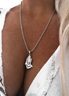 pebby forevee Necklace Silver BLESSINGS WATER RESISTANT LONGLINE NECKLACE We Are Over The Moon, Leveling Up, Over The Moon, Work Attire, Steel Water, Long A Line, Free Jewelry, Silver Necklaces, Lobster Clasp