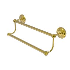 an image of two brass towel racks on a white background with no one in it