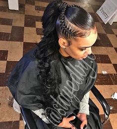 Honey Blond, Black Ponytail Hairstyles, Braided Ponytail Hairstyles, Hair Done, A Pony, Hair Ponytail Styles