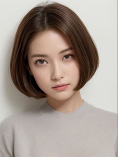 Split Dyed Hair, Asian Haircut, Hair Medium, Short Bob Hairstyles, Korean Hairstyle, Hairstyles Haircuts, Grow Hair, About Hair