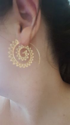 Henna Hoops Earrings – Cutie Gifts Store Trendy Hoop Earrings Made Of Alloy, Summer Alloy Earrings, Trendy Alloy Hoop Earrings, Gold Alloy Hoop Earrings, Adjustable Gold Earrings For Summer, Nickel-free Summer Jewelry, Nickel-free Circle Hoop Earrings For Summer, Nickel Free Summer Hoop Earrings, Summer Nickel Free Hoop Earrings