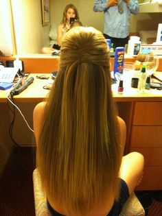 Straight Formal Hairstyles, Straight Prom Hair, Hairstyles For Long Straight Hair, Straight Hairstyles Medium, Long Blonde, Prom Hairstyles, Long Straight Hair, Hairstyles For Long Hair