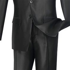 SKU: S2RR-4-BLACK Slim Fit 2 Piece Suit includes Blazer and Pants Notch Lapel with Contrast Trim 2 Button Side Vents Flat Front Pants, Un-Hemmed Bottoms for Alteration Ease Shiny Sharkskin More Colors Available SIZE SUGGESTION The Slim Fit suit/tuxedo has a narrow cut without much excess fabric, leading to a tighter fit than Regular Fit. If you normally wear Regular Fit, we suggest you choose one size (2 inches) larger than your measured chest size. For example, if the chest size is 44", you'll be ordering 46" Chest - 40 Waist. Fabric Fine Poly/Rayon, Wrinkle Resistant Care Instructions Dry Clean Only Package Dimensions 20 x 16 x 2 Inches Shipping Weight 3 Pound(s) Place of Manufacture Imported Black Business Sets With Pockets, Black Single Breasted Set With Notch Lapel, Black Single-breasted Sets With Notch Lapel, Classic Black Suits With Pockets, Slim Fit Black Sets With Notch Lapel, Black Semi-formal Suits With Pockets, Black Slim Fit Sets With Notch Lapel, Black Suit With Notch Lapel And Buttons, Fitted Black Suits With Button Closure