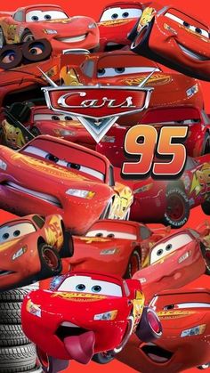 cars movie poster with the characters from disney and pixa