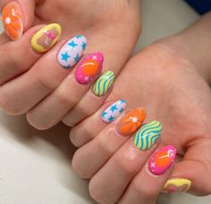 Jenna Kelly, Swirl Nail Art, Checkered Nails, Hard Gel Nails, Peach Nails, Cherry Nails, Girly Acrylic Nails