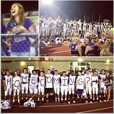 the collage shows several photos of young people in sports uniforms and onlookers