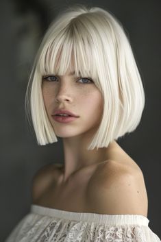 Blond Hairs, Long Platinum Blonde, Platinum Blonde Hair Color, Nice Face, Blonde Haircuts, Asian Short Hair, Hair Healthy, Hair Styles 2017