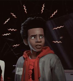 an animated image of a young man wearing a hoodie and looking at the camera