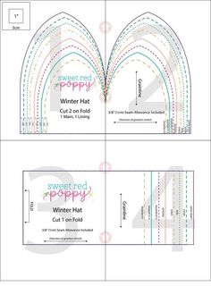 the instructions for how to make a sweet red poppy cupcake box with free printable templates