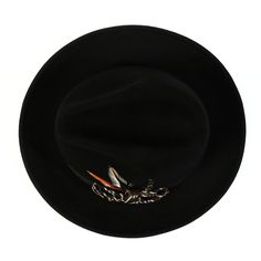 Discover the epitome of elegance with our Men's Black/ Beige Wool Fedora Hat from the Imperialis Collection. This stylish accessory is meticulously crafted from the finest wool, offering both comfort and durability. It features a sleek black design that is both versatile and timeless. The hat is adorned with a vibrant feather and a black band with Beige bow, providing a splash of color and sophistication that makes it stand out in any ensemble. Features: Pinch crown design Chic feather accent So Black Wool Fedora With Flat Crown, Elegant Black Wool Fedora, Black Wool Fedora With Curved Brim, Luxury Men's Wide-brim Fedora, Men's Fedoras Hats Over $275.00, Comfortable Mens Shoes, Happy Hat, Wool Fedora Hat, Hat Size Chart